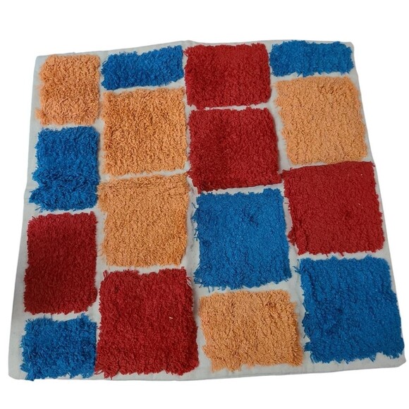 JASEN Boho Throw Pillow Cover 18x18, Bohemian Colorful Woven Tufted - 1 Cover - Picture 2 of 4